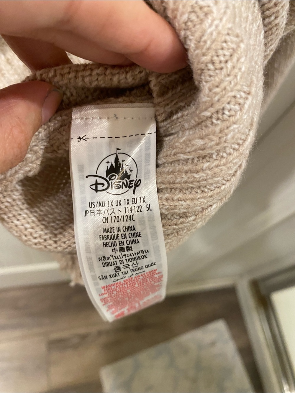 Disney Parks Knitted Bambi Sweater 1X - Picture 2 of 4